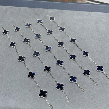 [⭐Aura]CLOVER 5 MOTIF PIETERSITE BRACELET COLLECTION