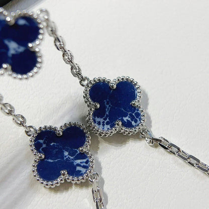 [⭐Aura]CLOVER 5 MOTIF PIETERSITE BRACELET COLLECTION