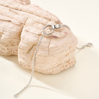 [⭐Aura]LOVE BRACELET DOUBLE RING
