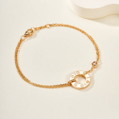 [⭐Aura]LOVE BRACELET 2 DIAMOND