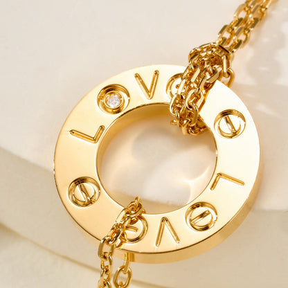 [⭐Aura]LOVE BRACELET 2 DIAMOND