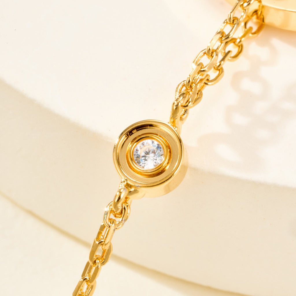 [⭐Aura]LOVE BRACELET 2 DIAMOND