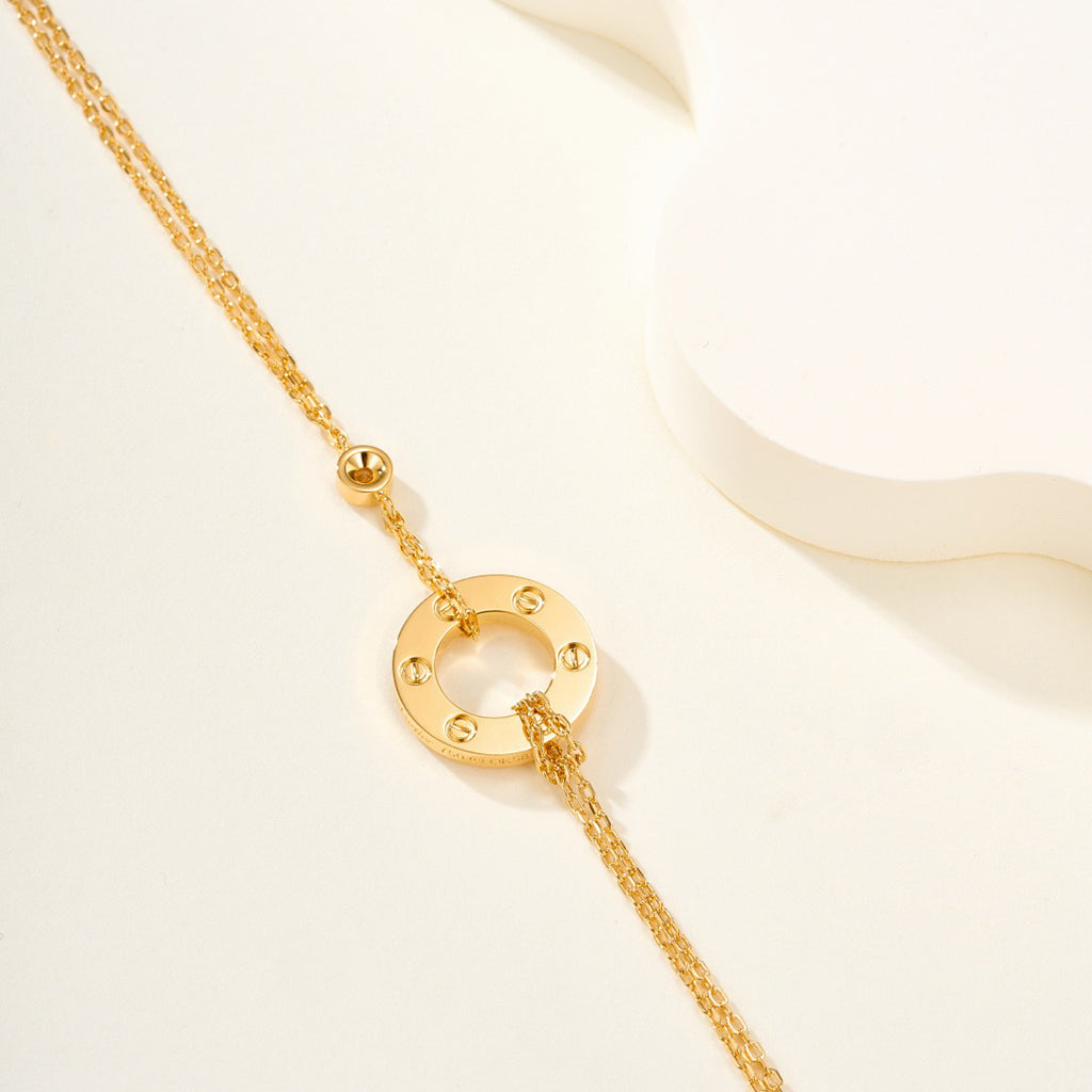 [⭐Aura]LOVE BRACELET 2 DIAMOND