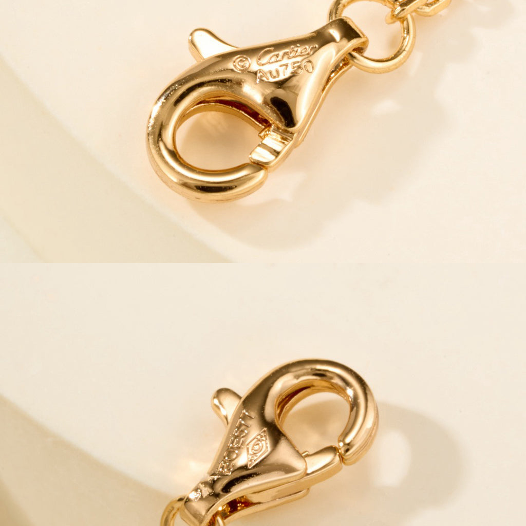 [⭐Aura]LOVE DOUBLE RING FULL DIAMOND BRACELET