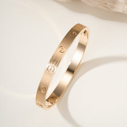 [⭐Aura]LOVE BRACELET 6.1MM BRUSHED