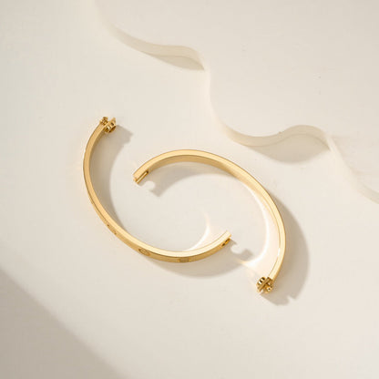 [⭐Aura]LOVE BRACELET 6.1MM BRUSHED