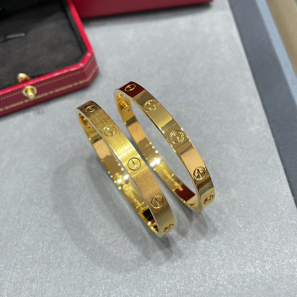 [⭐Aura]LOVE BRACELET 6.1MM BRUSHED