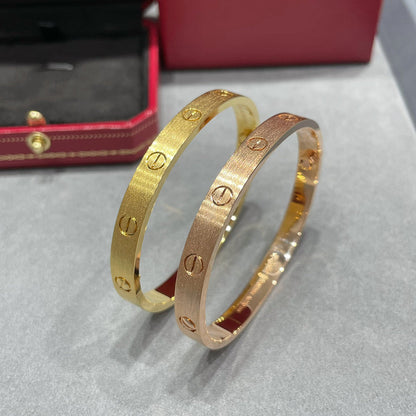 [⭐Aura]LOVE BRACELET 6.1MM BRUSHED