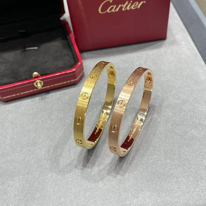 [⭐Aura]LOVE BRACELET 6.1MM BRUSHED