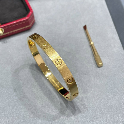 [⭐Aura]LOVE BRACELET 6.1MM BRUSHED