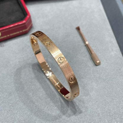 [⭐Aura]LOVE BRACELET 6.1MM BRUSHED