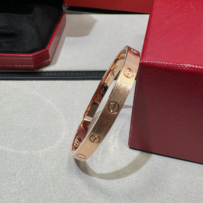 [⭐Aura]LOVE BRACELET 6.1MM BRUSHED