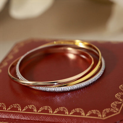 [⭐Aura]TRINITY 2.8MM SMALL BRACELET