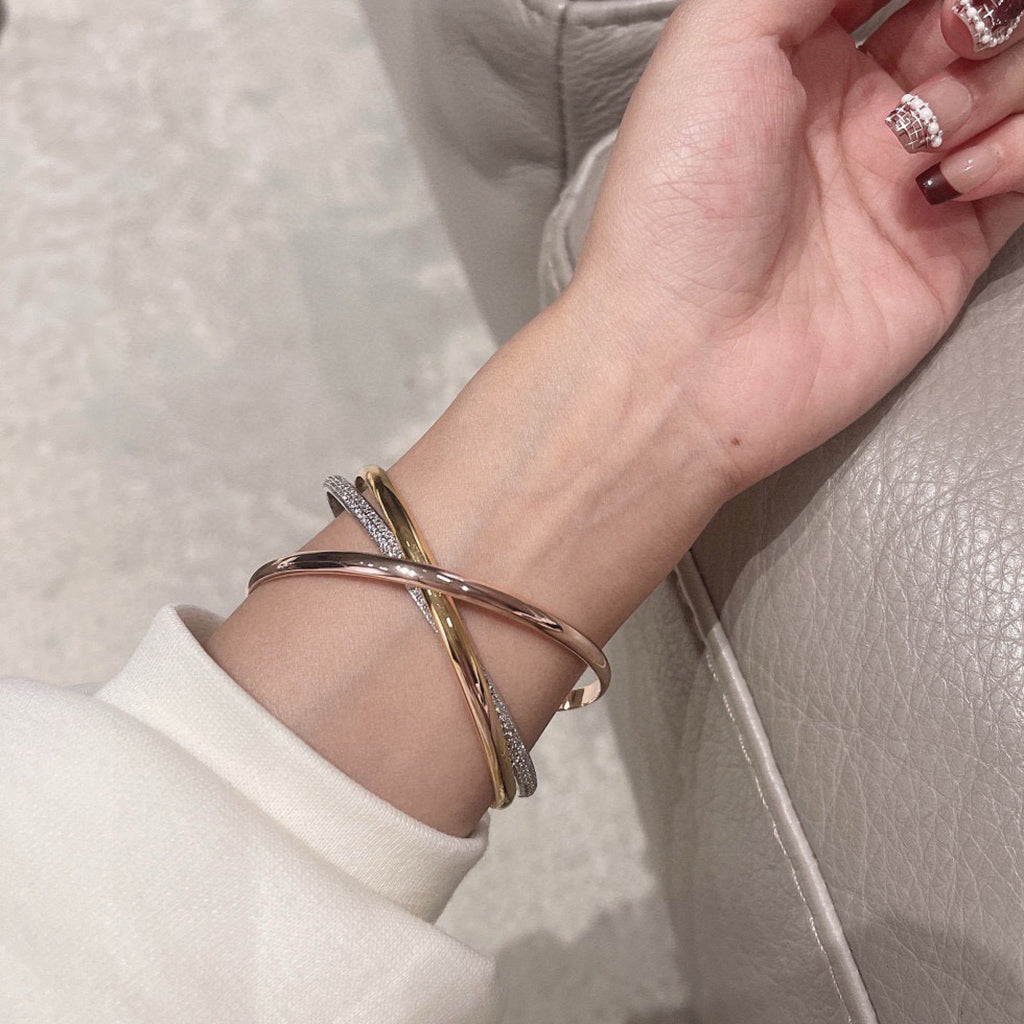 [⭐Aura]TRINITY 2.8MM SMALL BRACELET