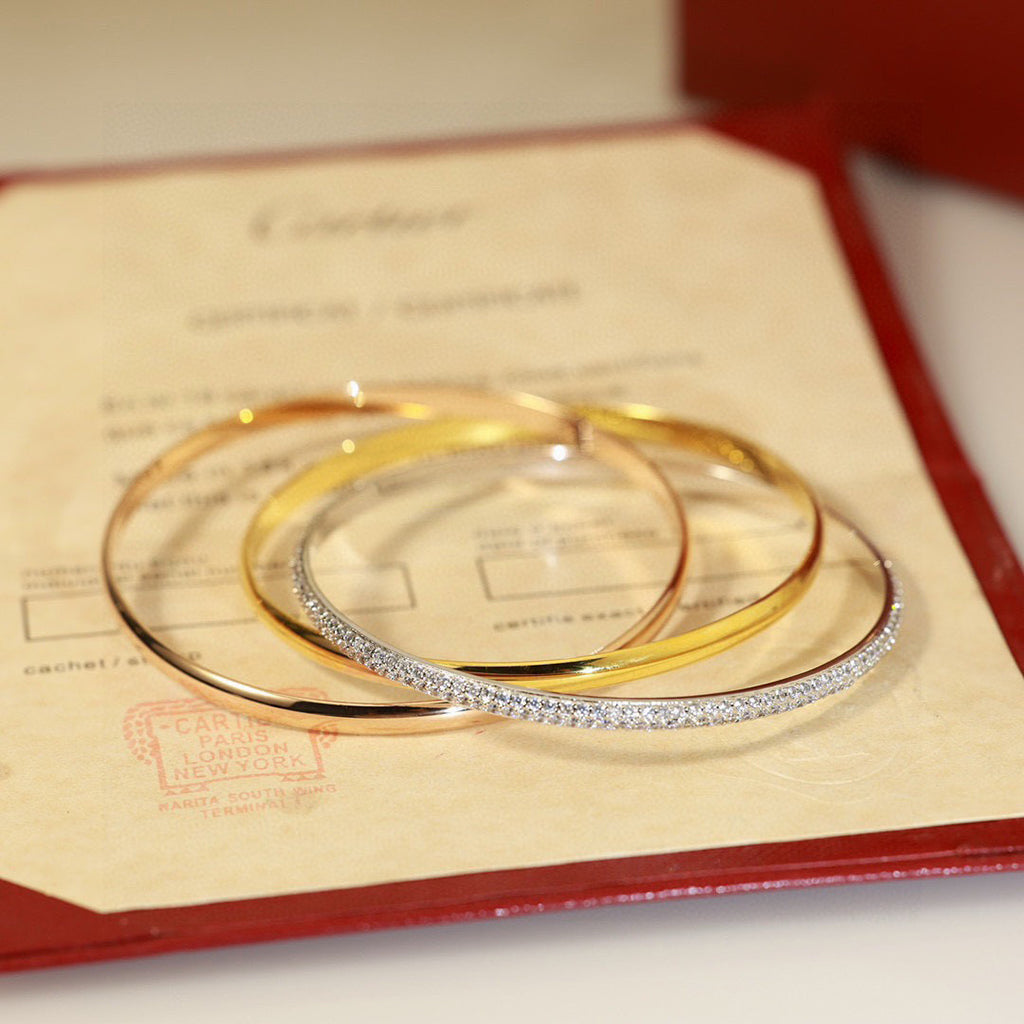 [⭐Aura]TRINITY 2.8MM SMALL BRACELET