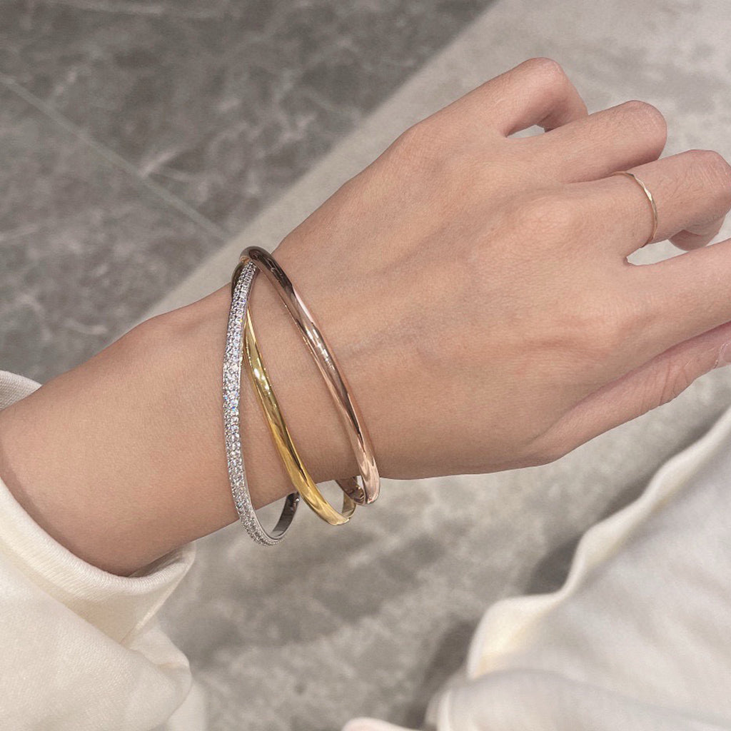 [⭐Aura]TRINITY 2.8MM SMALL BRACELET