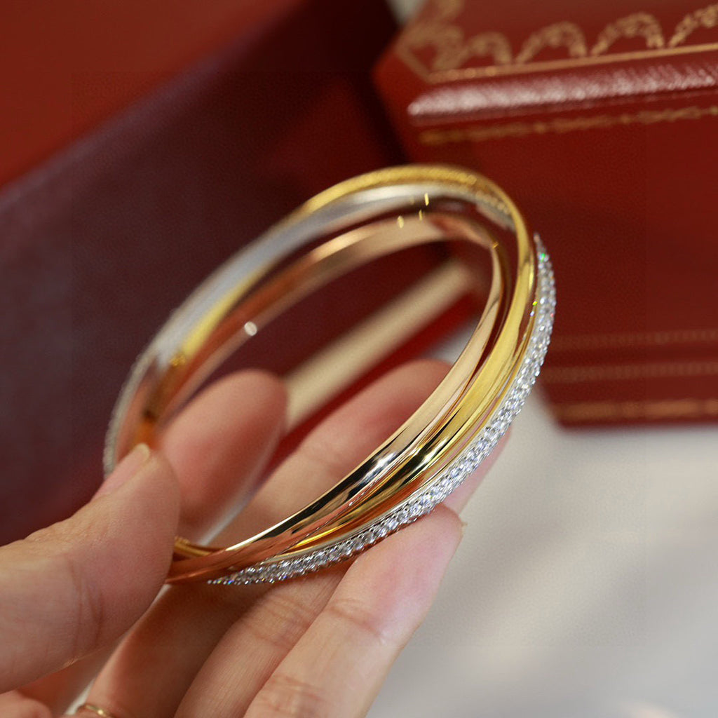 [⭐Aura]TRINITY 2.8MM SMALL BRACELET