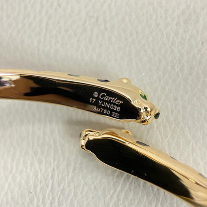 [⭐Aura]PANTHERE DOUBLE HEADED OPEN BRACELET