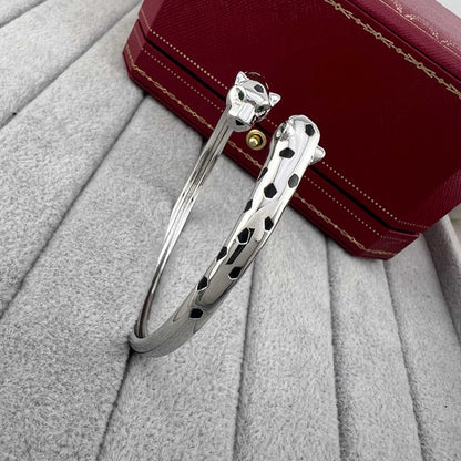 [⭐Aura]PANTHERE DOUBLE HEADED OPEN BRACELET