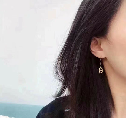 [⭐Aura]CHAINE TASSEL EARRINGS