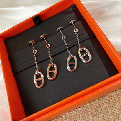 [⭐Aura]CHAINE TASSEL EARRINGS