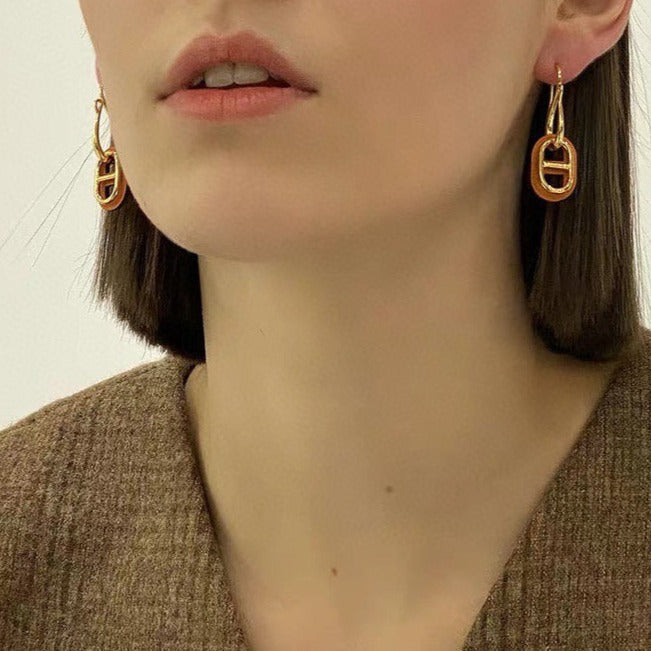 [⭐Aura]HM O'MAILLON GOLD EARRINGS