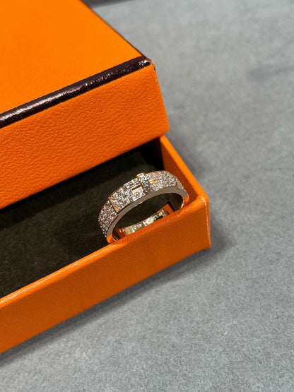 [⭐Aura]KELLY PINK GOLD DIAMOND RING