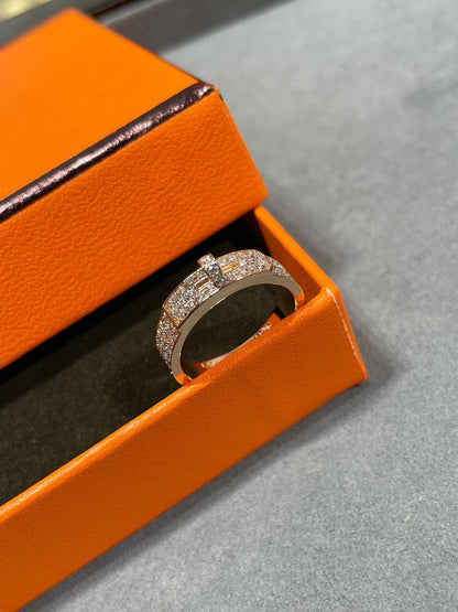 [⭐Aura]KELLY PINK GOLD DIAMOND RING