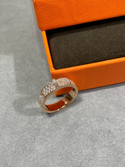 [⭐Aura]KELLY PINK GOLD DIAMOND RING