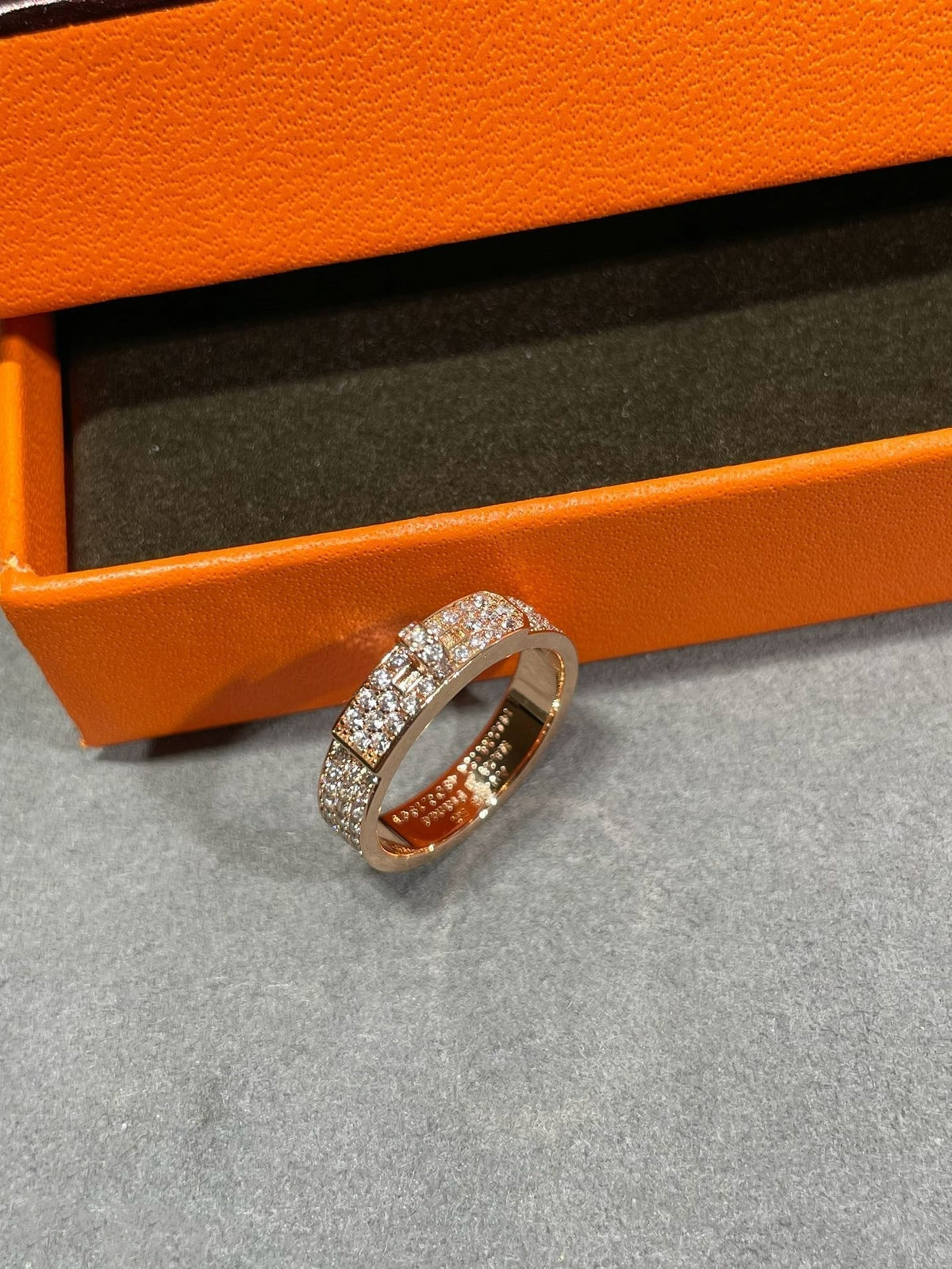 [⭐Aura]KELLY PINK GOLD DIAMOND RING