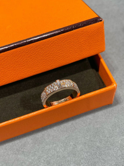 [⭐Aura]KELLY PINK GOLD DIAMOND RING