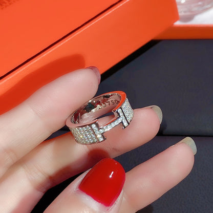 [⭐Aura]H RING FULL DIAMOND