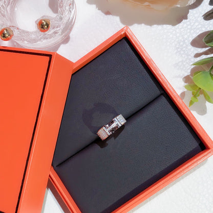 [⭐Aura]H RING FULL DIAMOND