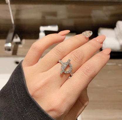 [⭐Aura]ECHAPPEE RING SILVER DIAMOND
