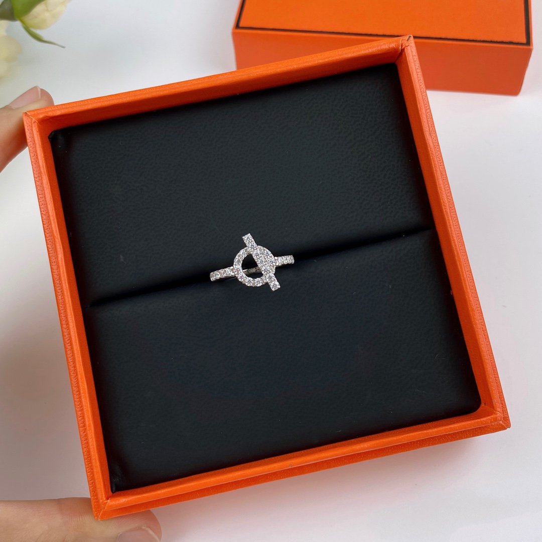 [⭐Aura]ECHAPPEE RING SILVER DIAMOND