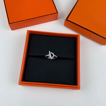 [⭐Aura]ECHAPPEE RING SILVER DIAMOND