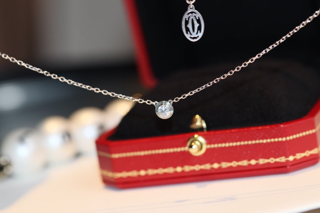 [⭐Aura]DAMOUR DIAMOND NECKLACE