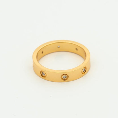 [⭐Aura]LOVE RING 3.6MM 8 DIAMONDS