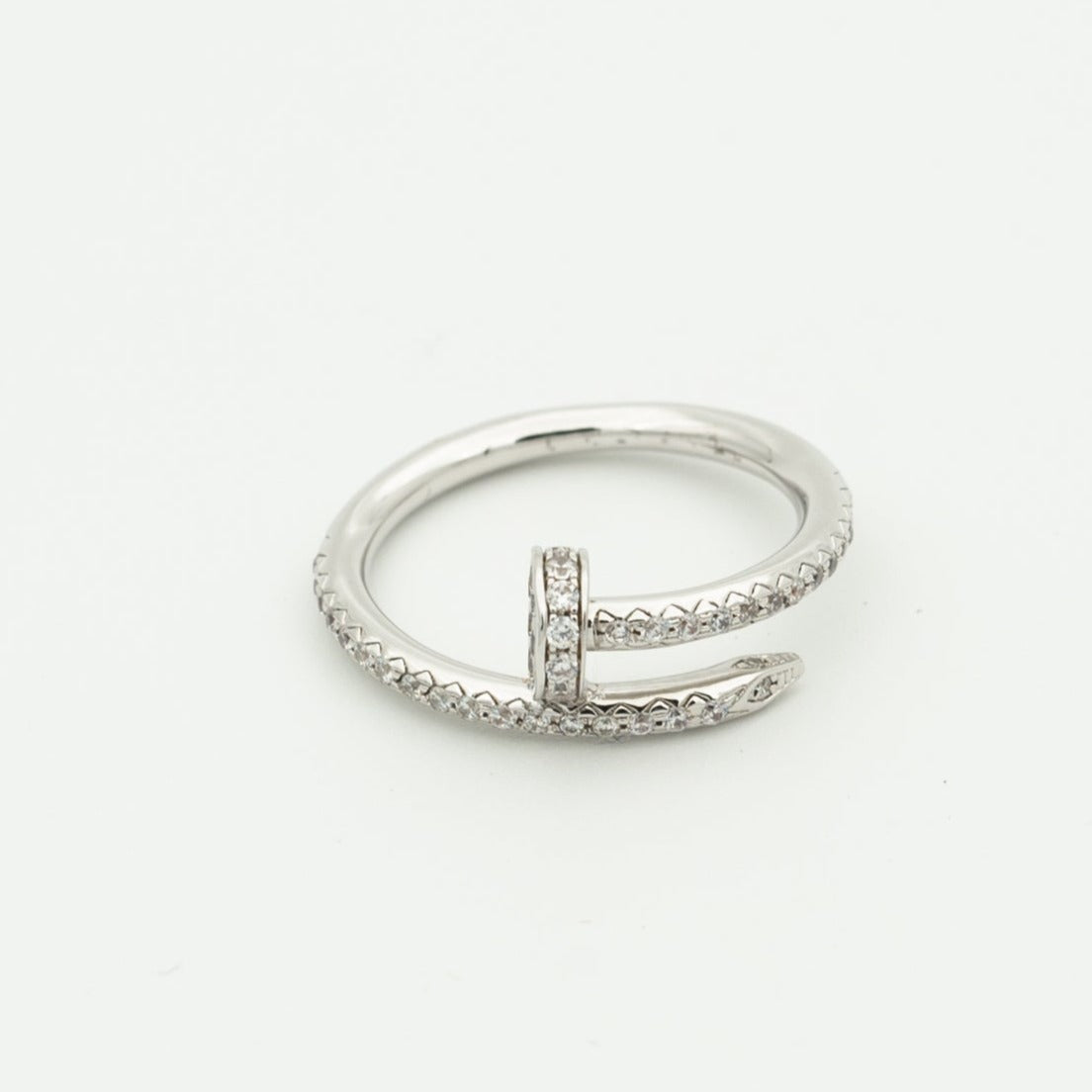 [⭐Aura]JUSTE RING 1.8MM SILVER DIAMONDS