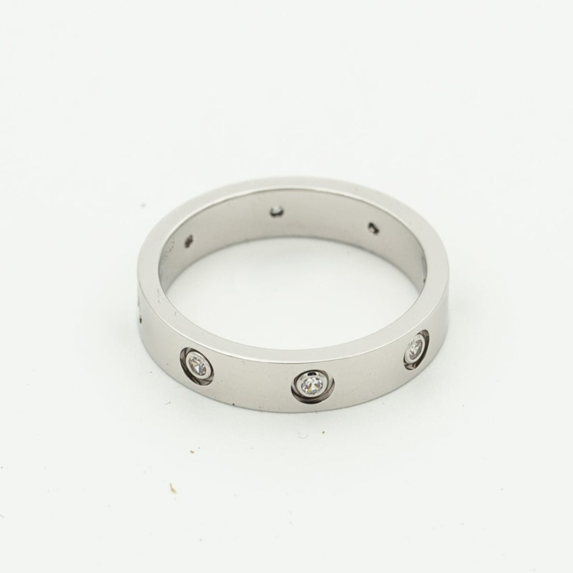 [⭐Aura]LOVE RING 3.6MM 8 DIAMONDS