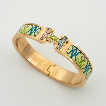 [⭐Aura]H BRACELET BEIGE MULTICOLOR