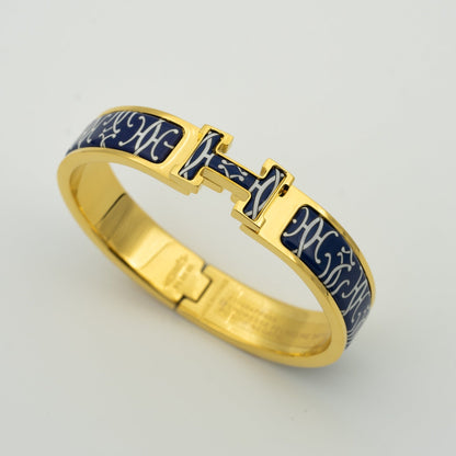 [⭐Aura]H BRACELET BLACK MULTICOLOR