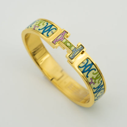 [⭐Aura]H BRACELET BEIGE MULTICOLOR