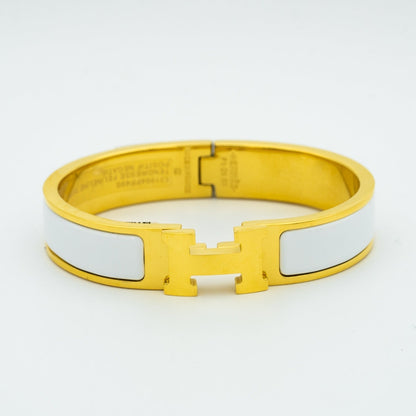 [⭐Aura]H WHITE BRACELET