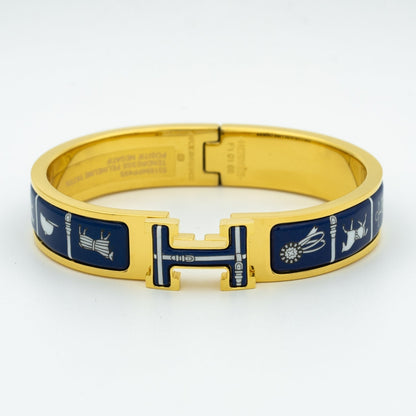 [⭐Aura]H BRACELET BLUE CERAMIC