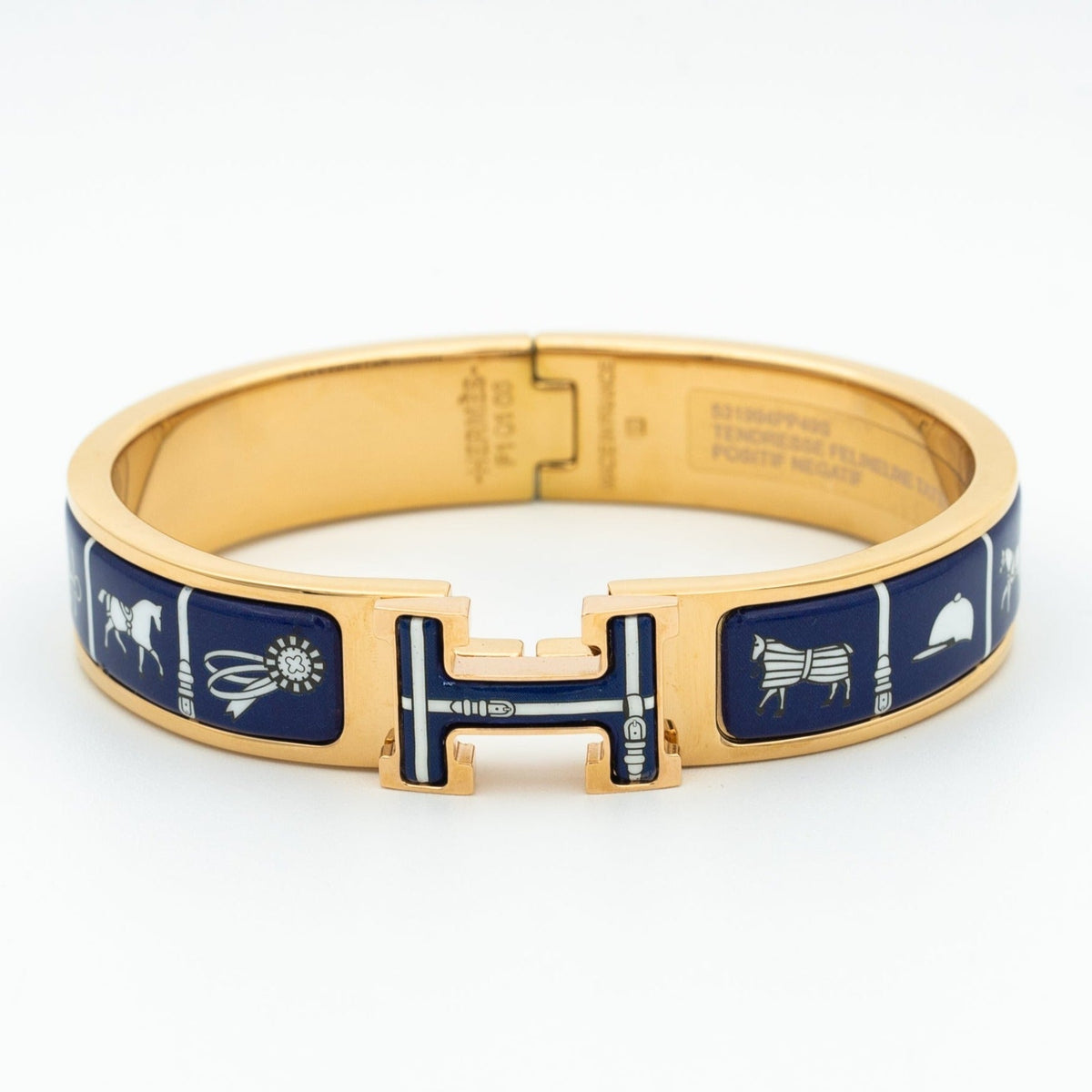[⭐Aura]H BRACELET BLUE CERAMIC