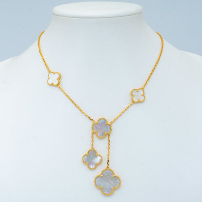 [⭐Aura]CLOVER MOTHER OF PEARL NECKLACE 6 MOTIF