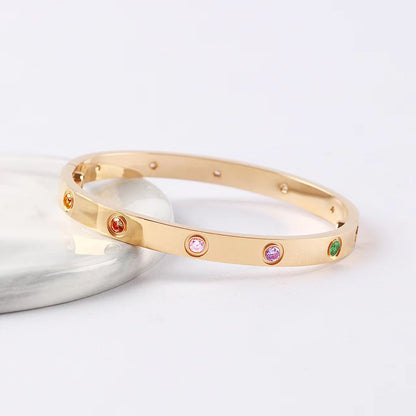 [⭐Aura] 2026 RAINBOW LOVE BRACELET 6.1MM  10 DIAMONDS