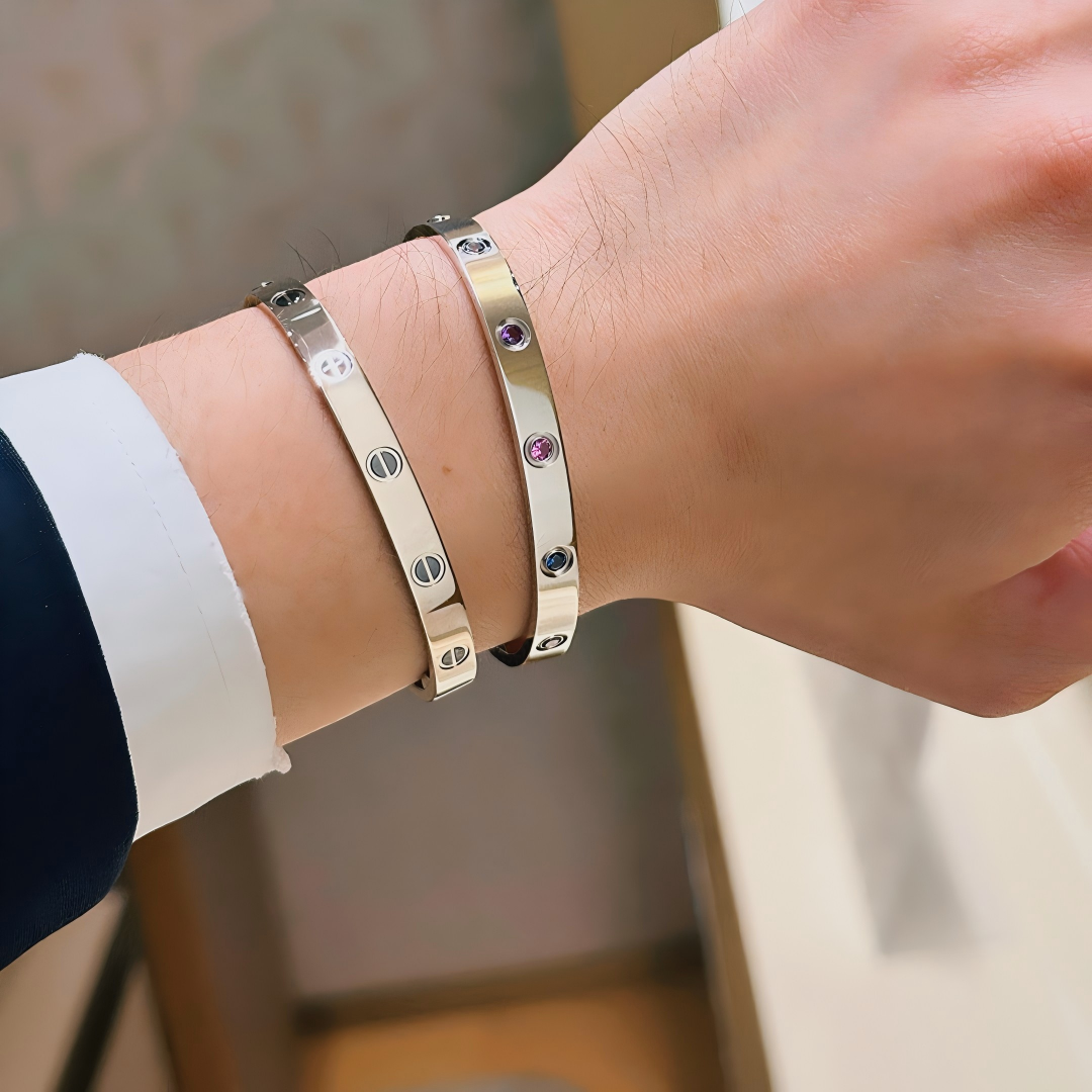 [⭐Aura] 2026 RAINBOW LOVE BRACELET 6.1MM  10 DIAMONDS