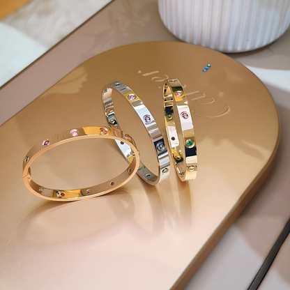 [⭐Aura] 2026 RAINBOW LOVE BRACELET 6.1MM  10 DIAMONDS